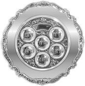 Plateau de Seder plaqué argent