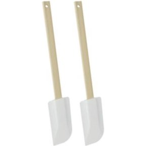 Metaltex Spatule de Cuisson Manche en Bois 2 pcs