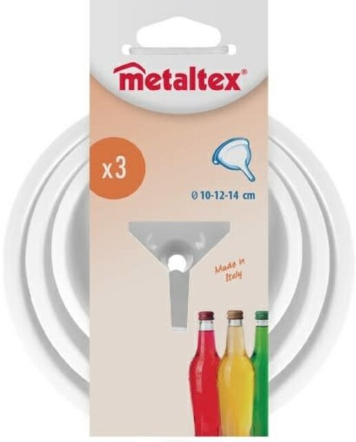 Metaltex 3 Trechters 7-9-11cm