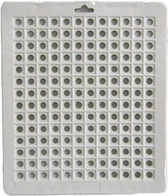 Revêtement d'évier Metaltex - 31,5 X 27 cm - Caoutchouc Blanc