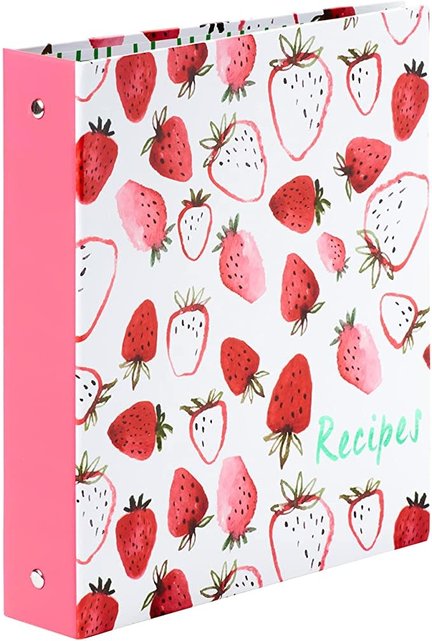 Pocket Page Recipe Book Strawberry Field