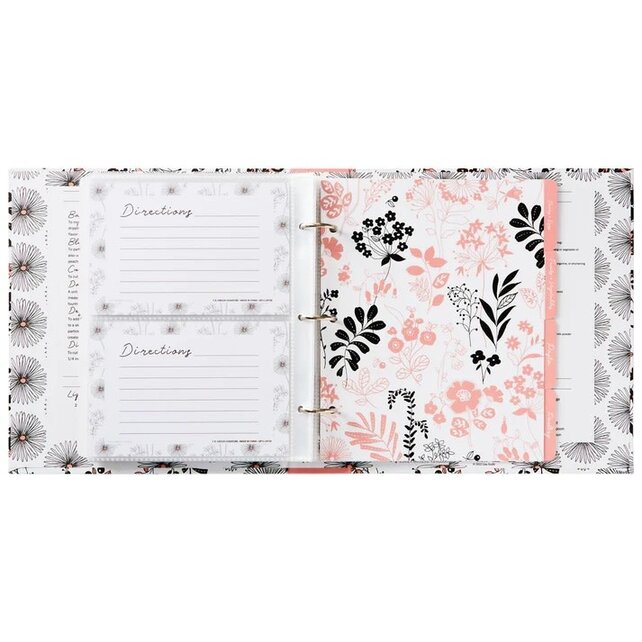 Pocket Page Recipe Book Night Day Blush