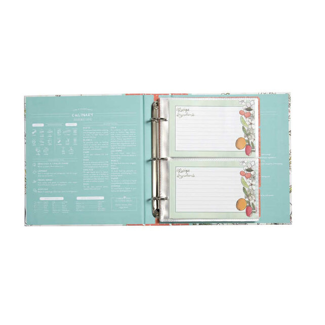 C.R. Gibson Pocket Page Recipe Book - Fruit Fusion - 23cm x 25cm