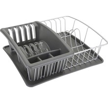 Égouttoir Tomado Metaltex - Aquatex plus - Polytherm - 36x31,5x11,5cm - Incl. plateau en plastique