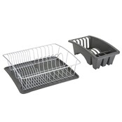 Tomado Metaltex Abtropfgestell - Aquatex plus - Polytherm - 36x31,5x11,5cm - Inkl. Kunststoffschale