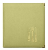 C.R. Gibson Faux Leather Recipe Book 28x30cm
