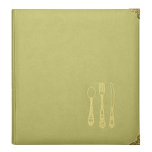 C.R. Gibson Faux Leren Receptenboek 28x30cm