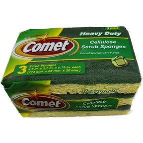 Comet 3 Cellulose Scrub Sponges