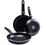 Greenpan Greenpan Cambridge Black 3-delige Set - ø 20, 24 en 28 cm - Keramische anti-aanbaklaag