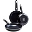 Greenpan Greenpan Cambridge Black 3-delige Set -  ø 20, 24 en 28 cm - Keramische anti-aanbaklaag