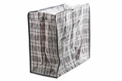 C&T Checkered Travel-Shopper-Storage Bag