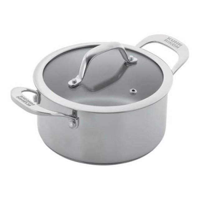 Kuhn Rikon Casserole Acier Inoxydable Allround – Polyvalente et Durable Pour Soupes et Ragoûts