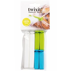 Bag clips Twixit - 2x11 + 4x6 cm