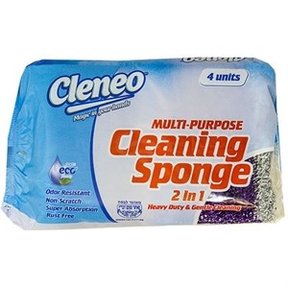 Cleneo Multi-Purpose Cleaning Sponge 2in1