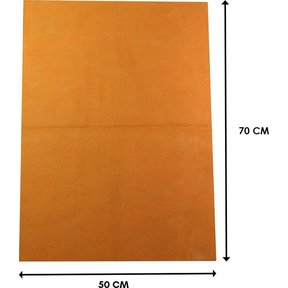 Tissu Vicose Orange 50x70