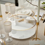 Boîte à matsa classique Waterdale dorée