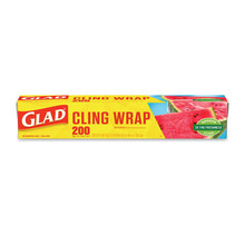 Glad Cling 'N Seal Clear Plastic Wrap  - 63M x 29.5 cm - 18.5 m²