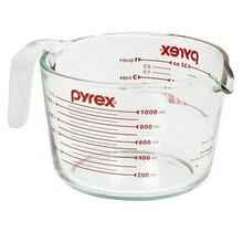 Pyrex Prepware 1L Measuring Cup - Clear with Red Measurements - 1L (4 cups)