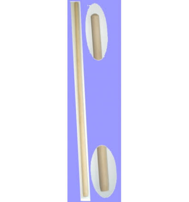 Broom Stick  White Wood 1.4m Ø23.5mm`