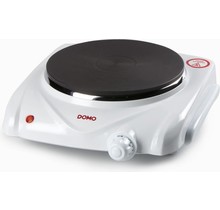 Plaque de cuisson électrique simple Domo - Blanc 1500W