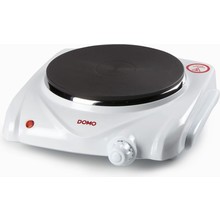 Plaque de cuisson électrique simple Domo - Blanc 1500W