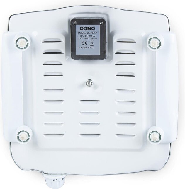 Domo Einzel-Elektrokochfeld – Weiß 1500 W
