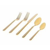 Godinger Lola Goud RVS 20-teiliges Set, für 4 Personen