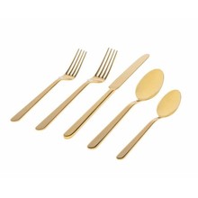 Ensemble de couverts 20 pièces Godinger Lola Gold SS, service pour 4