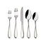 Godinger Godinger Wave Sandblast Stainless Steel 20 Piece Flatware Set, Service For 4