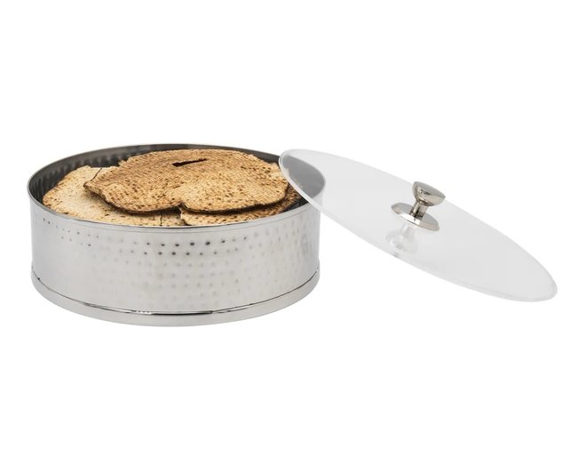 Godinger Hammered Matzeh Box