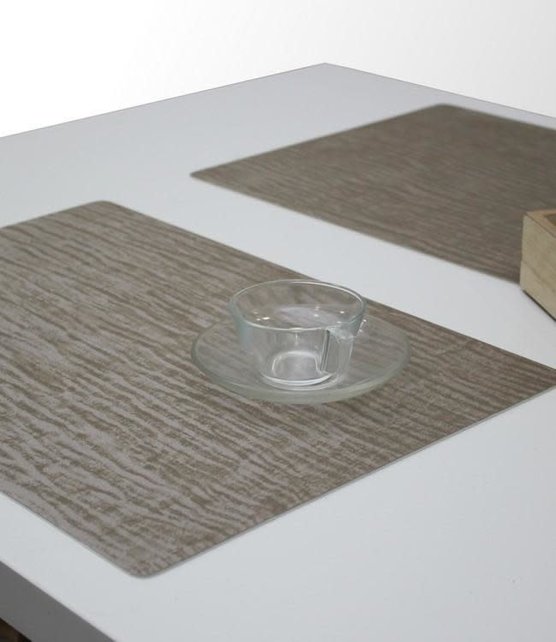 Set de Table Miel Or - Polyline - 30x43cm Set de Table Miel Or - Polyline - 30x43cm