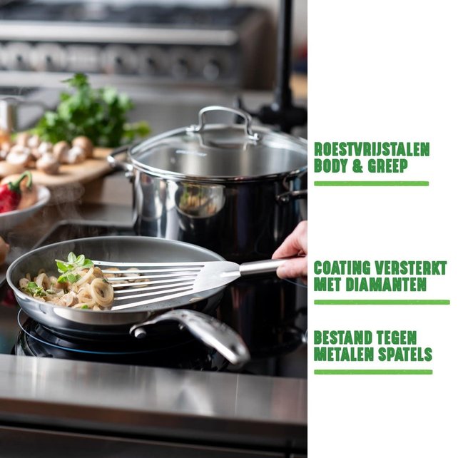 GreenChef Profile Plus Pot Ceramic Casserole - Ø 24cm - Induction