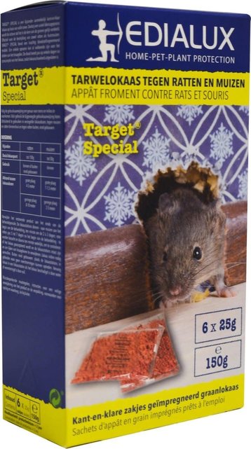 Edialux Target 150g - Special wheat cheese against rats and mice
