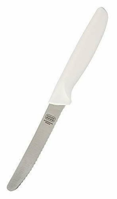 Kosher Cook Mes - 11.5 cm - Steak- en groentemes - Vlijmscherp - Rond Gekarteld