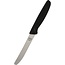 Kosher Cook Couteau de cuisine casher - 11,5 cm - Couteau à steak et à légumes - Tranchant comme un rasoir - Rond dentelé
