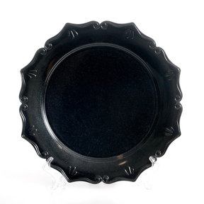 Charger Plate Black