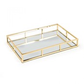 Paldinox Gold Plated Rectangle Small Tray