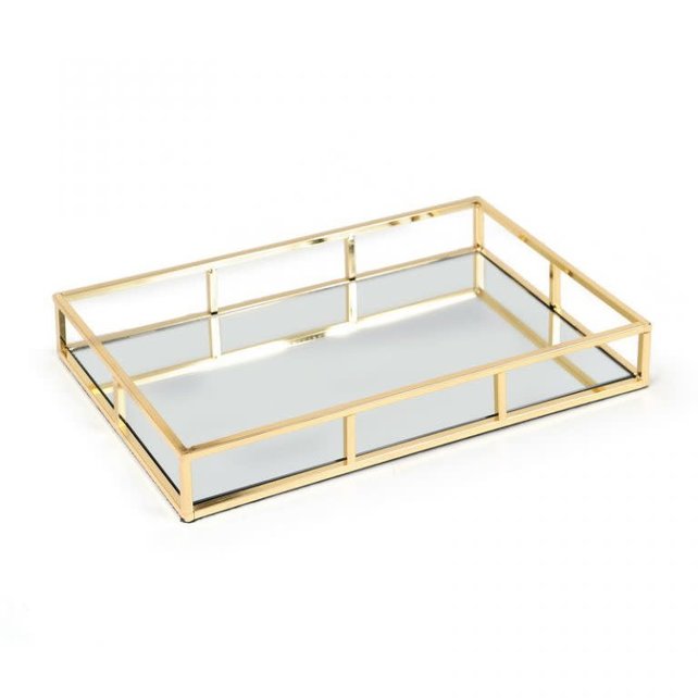Paldinox Gold Plated Rectangle Small Tray
