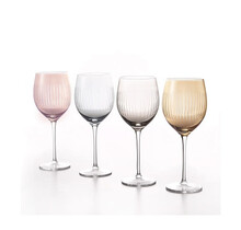 Brillant Rainbow Glo Goblets - Set of 4 Assorted Colors (470ml)