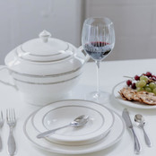 Brillantes Blumen-Spitzen-Platin B&B P6