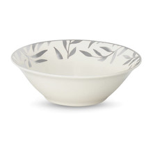 Brilliant Olive Leaves Platine Fruit Nappy Bowl 14cm, Set of 6