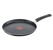 Tefal Crepier – Ø 25 cm – leicht zu kochen und zu reinigen – Aluminium – Schwarz – antihaftbeschichtet