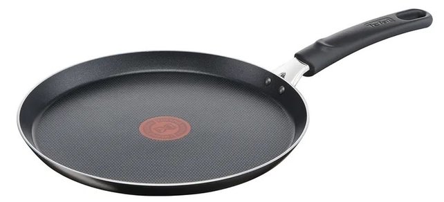 Tefal Crepier – Ø 25 cm – leicht zu kochen und zu reinigen – Aluminium – Schwarz – antihaftbeschichtet