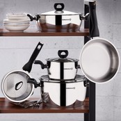 Korkmaz Nora Kookpot - RVS Inductie Pot - 24x8cm (3.4L)