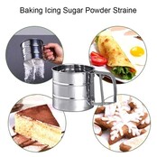 Metaltex Flour Sieve - Ø 10cm - Sifter for Baking and Powdered Sugar Sifter Flour Sieve