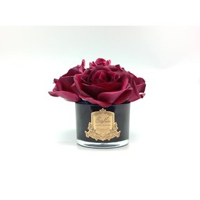 Côte Noire Perfumed Natural Touch 5 Roses - Black - Carmine Red