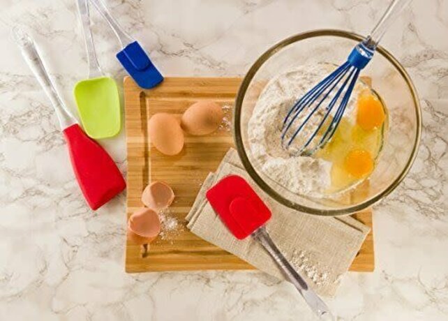 Silicone Spatula Set 3-Piece - Heat Resistant & BPA-Free