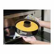 Zenker Springvorm met Vlakke en Buisbodem - Zwart Metallic