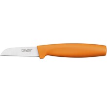 Fiskars Couteau à Éplucher Avec Couvercle Orange - 19cm