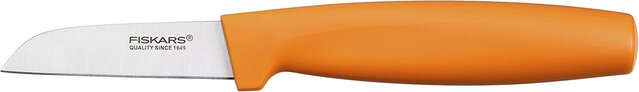 Fiskars Schälmesser mit Deckel Orange – 19 cm